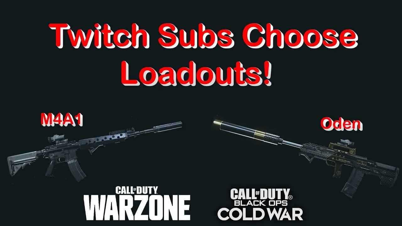 Twitch Subs Choose Loadouts: M4A1 and Oden? | Call of Duty: Black Ops Cold War/Warzone #shorts