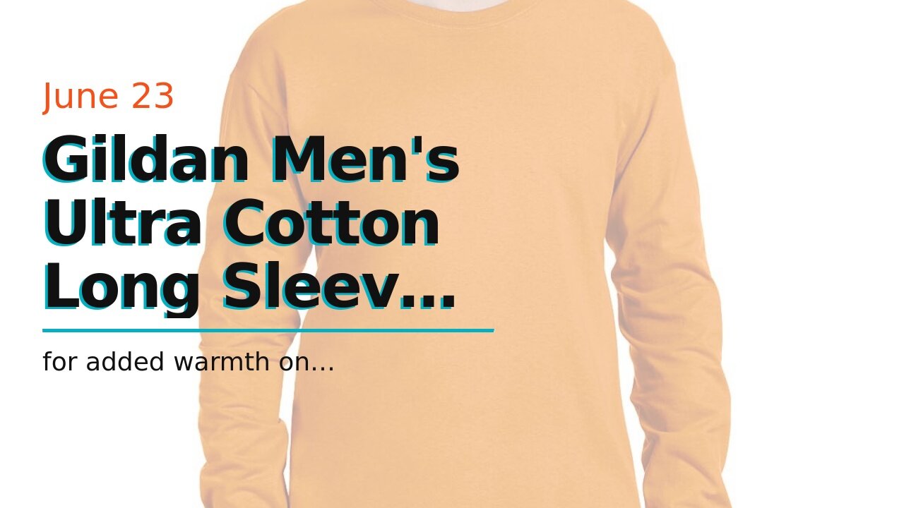 Gildan Men's Ultra Cotton Long Sleeve T-Shirt, Style G2400