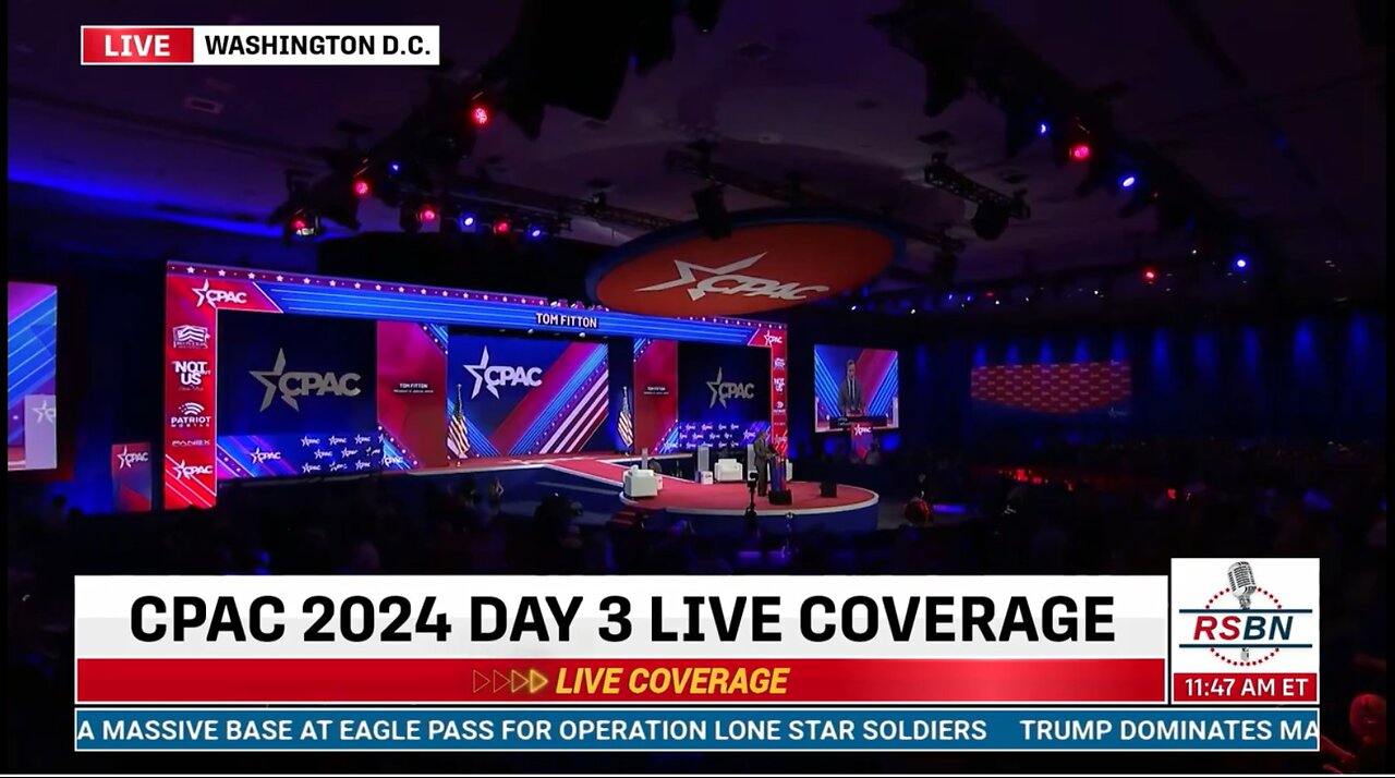 Tom Fitton Addresses CPAC in DC 2024