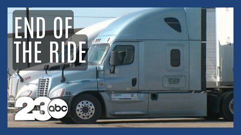 New clean air regulations put some big rigs off the road in California
