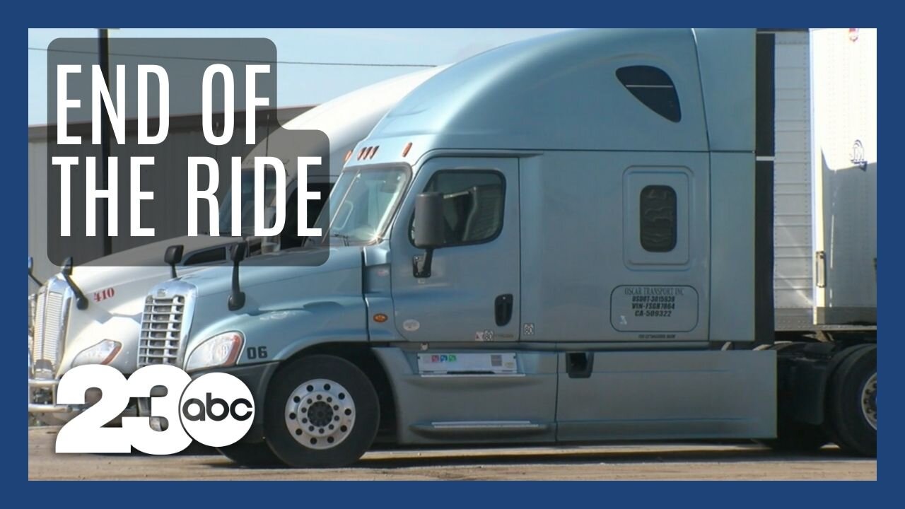 New clean air regulations put some big rigs off the road in California