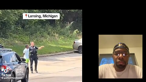 Lansing Police detained a 12 y/o blk boy while taking out the trash