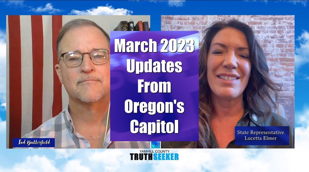 Lucetta Elmer reports in from the Oregon Legislature 2023.