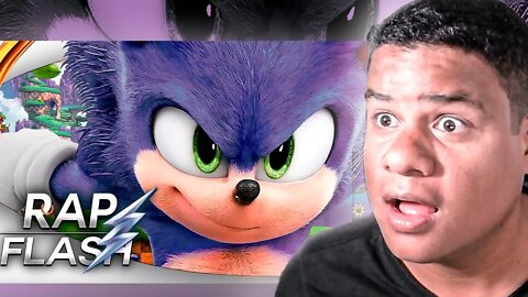 MAIS RÁPIDO QUE O FLASH! RAP DO SONIC - A CRIATURA MAIS RÁPIDA // Flash Beats - | React Anime Pro