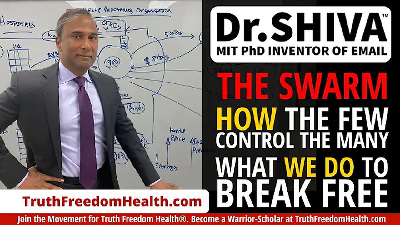 Dr.SHIVA™ LIVE: "The Swarm: HOW the Few Control the Many. What WE Do to Break Free!"