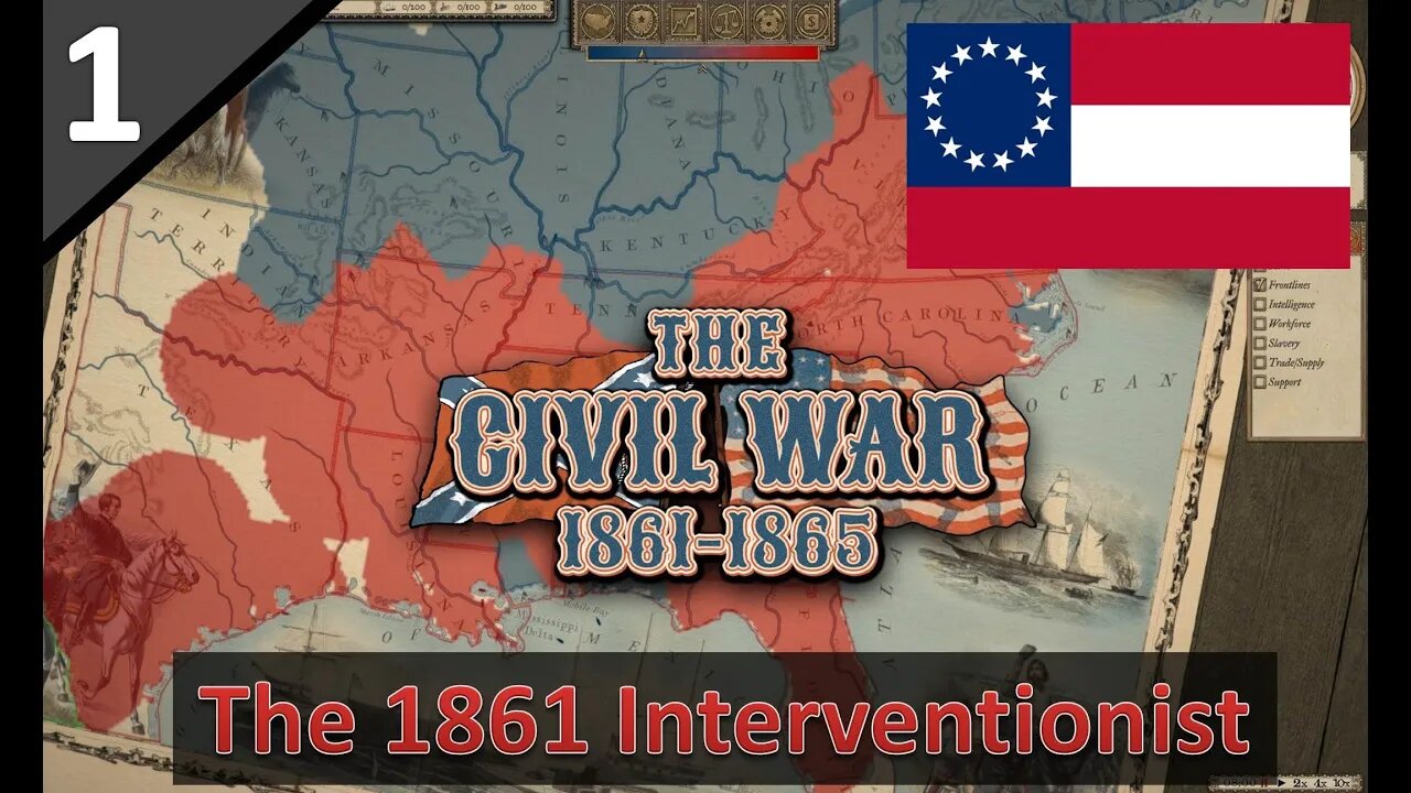 #1 Big Update Forces New Campaign l Grand Tactician l The 1861 Interventionist