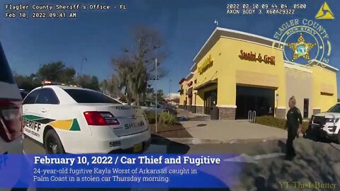 Car thief from Arkansas is arrested in Palm Coast, Florida