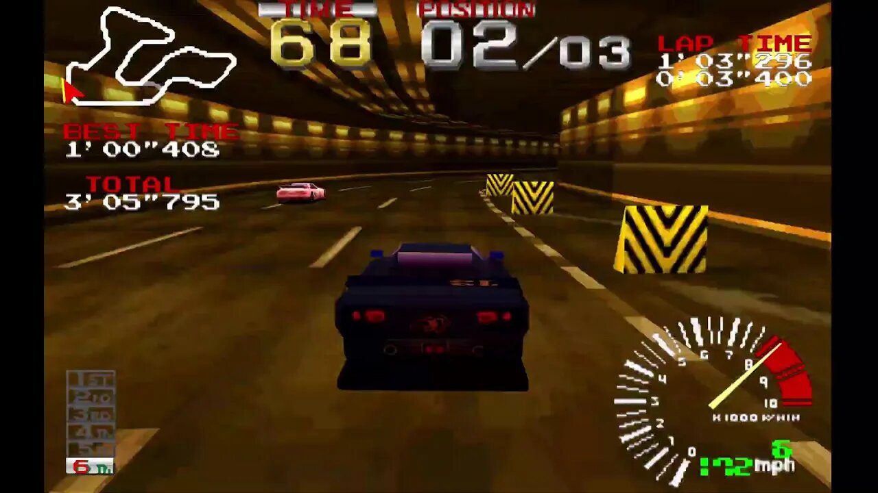 Playing Ridge Racer Turbo