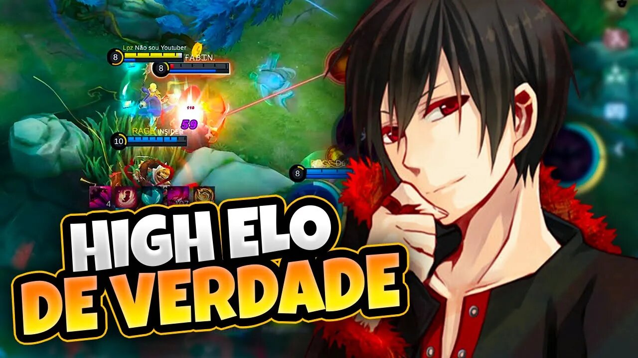 ESSE SIM É O HIGH ELO DO MOBILE LEGENDS