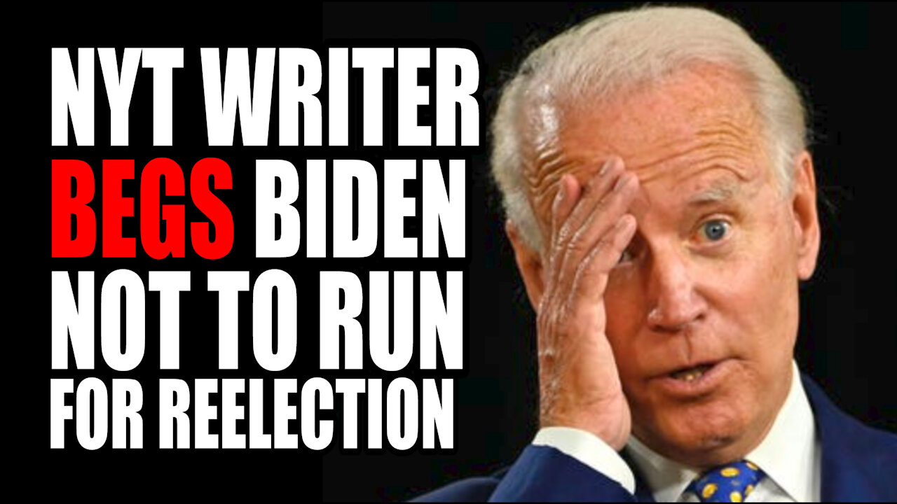 NYT Writer Begs Biden Not To Run For Re-Election ‘Alarmingly Incoherent’