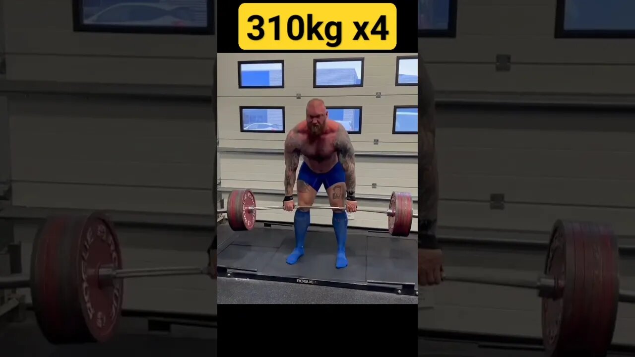 DEADLIFT DE 310KG PARA 4 REPS DE HAFTHOR BJORNSSON (2023)