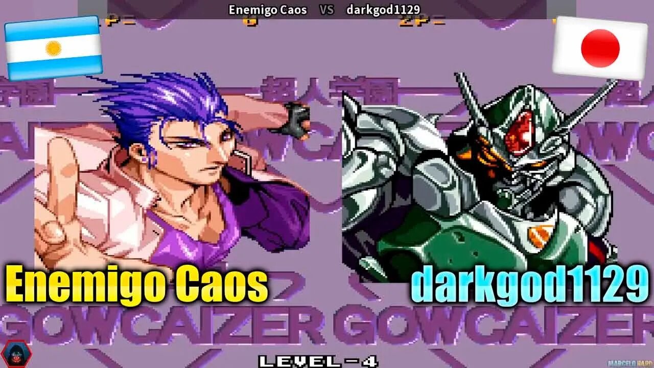 Voltage Fighter: Gowcaizer (Enemigo Caos Vs. darkgod1129) [Argentina Vs. Japan]