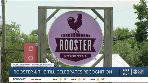 Seminole Heights restaurant, Rooster & The Till, receives Michelin 'Bib Gourmand' award