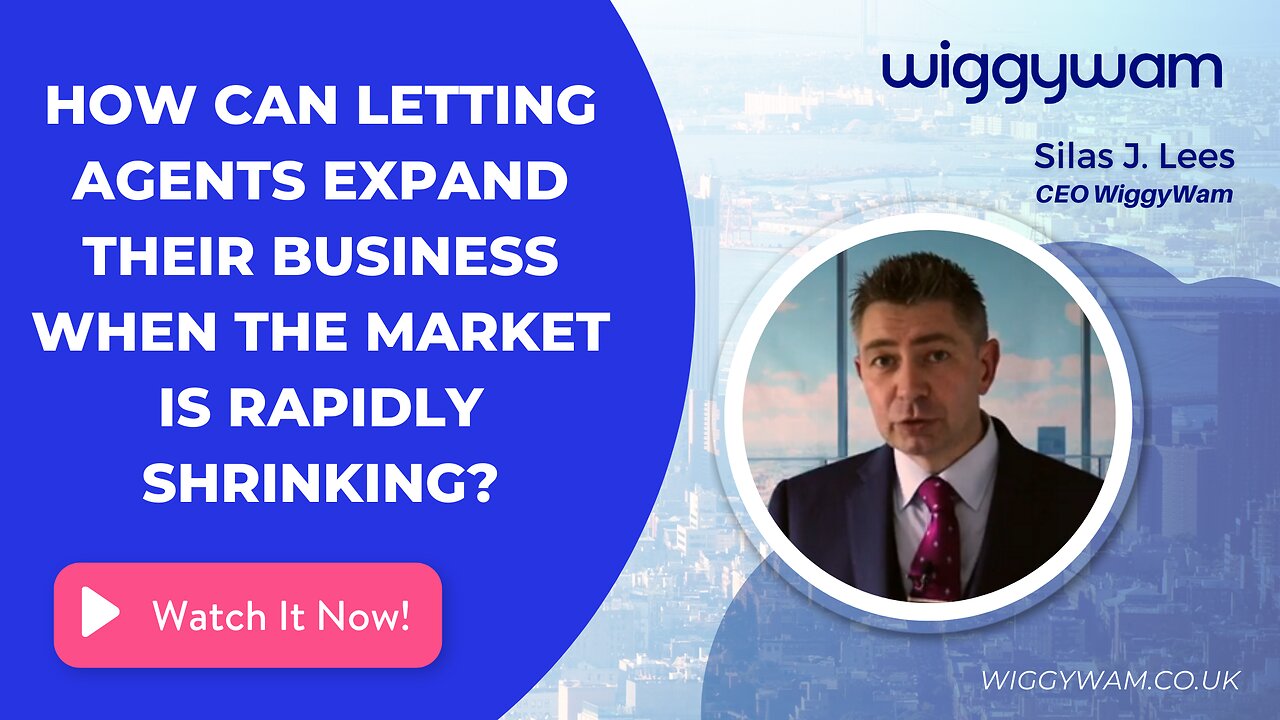 How can letting agents expand their business when the market is rapidly shrinking?