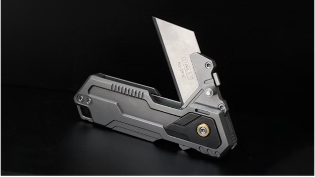 The Phantom 2.0--Enhanced Titanium Folding Utility Knife