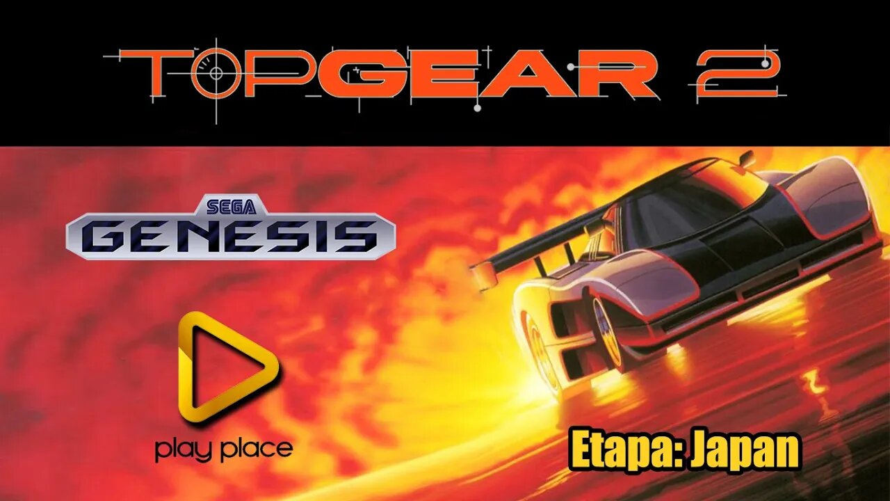 Top Gear 2 - Sega Genesis / Japan