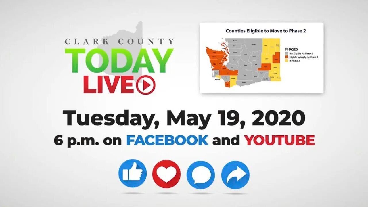 WATCH: Clark County TODAY LIVE • Tuesday, May 19, 2020