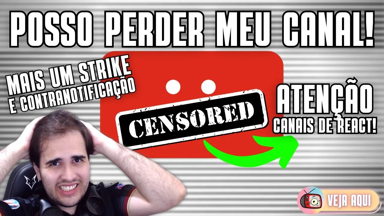 ⚠️ CANAIS DE REACT, CUIDADO: STRIKES em VÍDEOS DE COMIDA DE RUA podem EXCLUIR SEU CANAL! | Veja Aqui