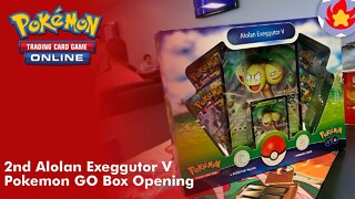 2nd Alolan Exeggutor V Pokemon GO Box Opening | Pokemon TCG