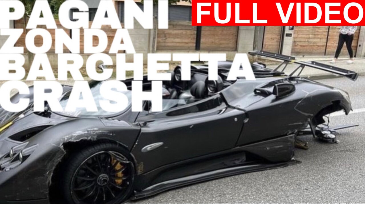 £20M Pagani Zonda Barchetta Crashes!