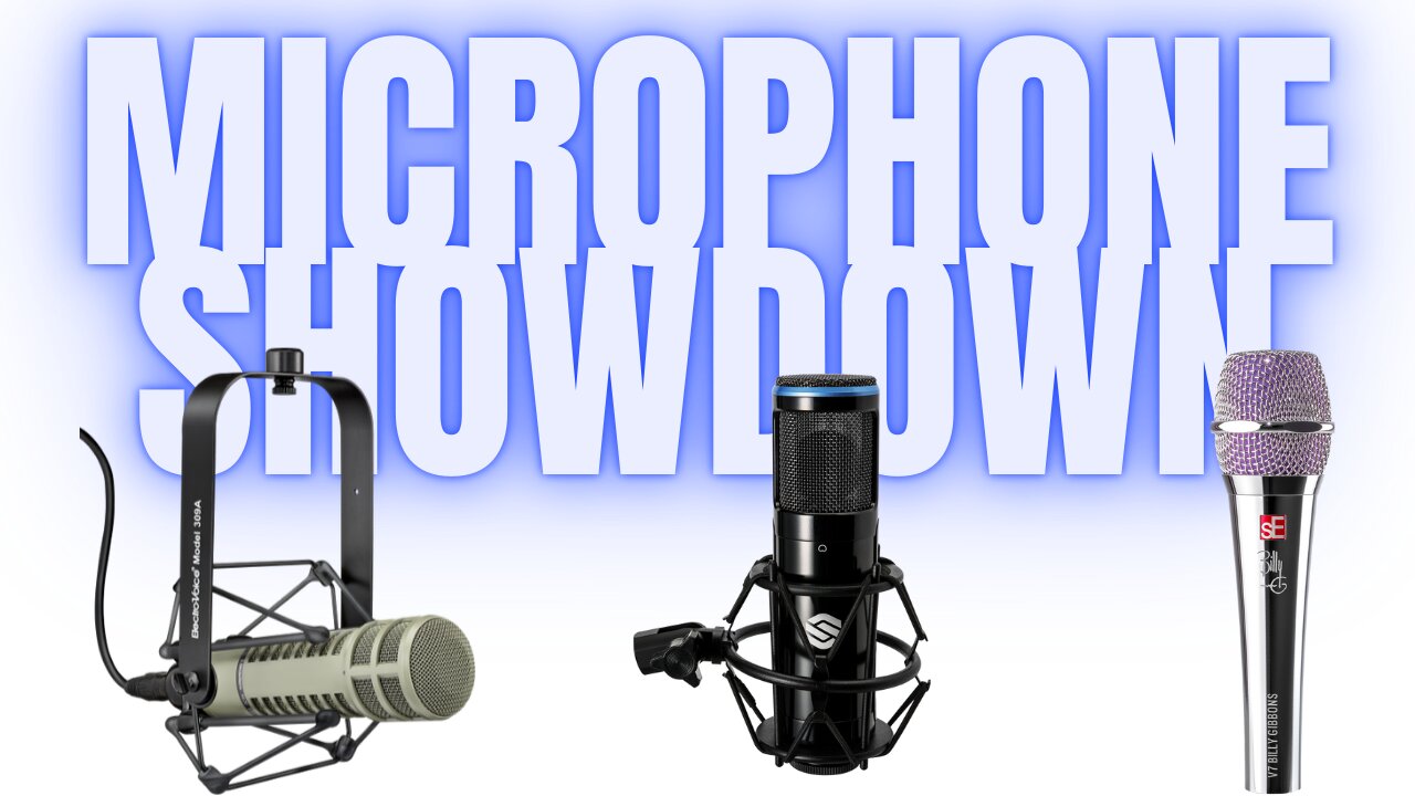 RE20 VS SP/150 VS V7 Microphone SHOWDOWN