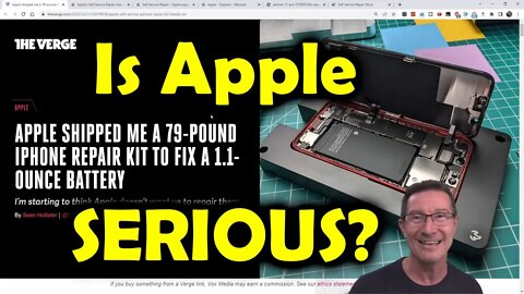 eevBLAB 97 - Is Apple Serious About Right To Repair? (The Verge)