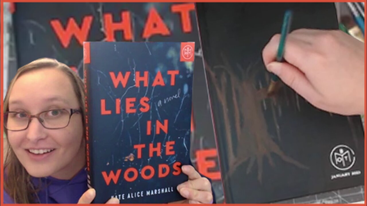Customizing My Hardcover BOTM Book - What Lies In The Woods
