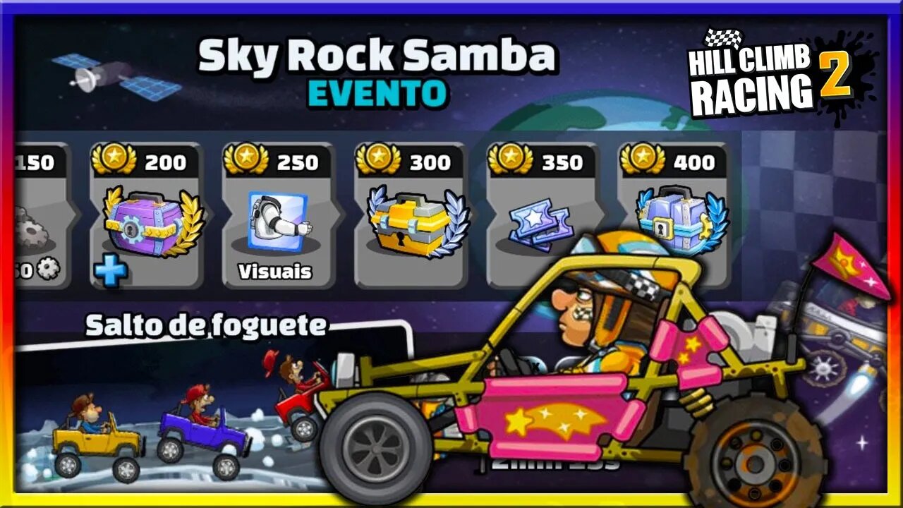 Evento do Hill Climb Racing 2 em 2020 | Sky Rock Samba