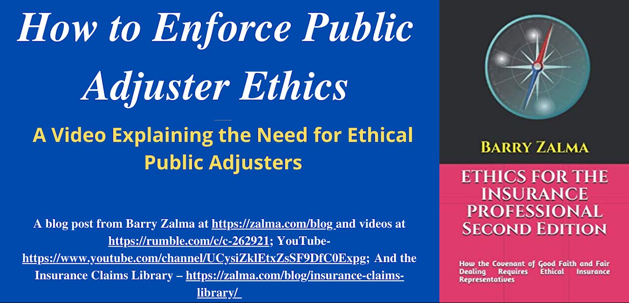 How to Enforce Public Adjuster Ethics