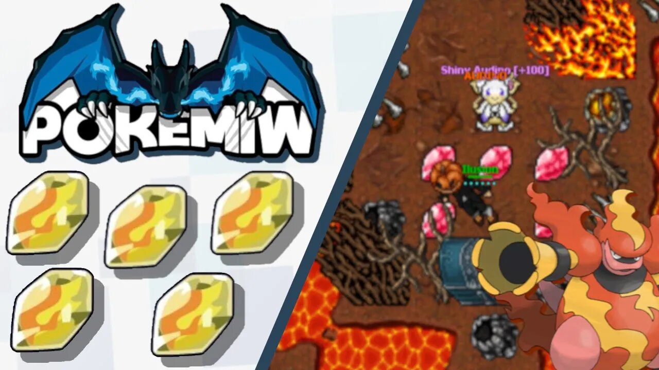 PokeMiw - Five Fire Stone Quest