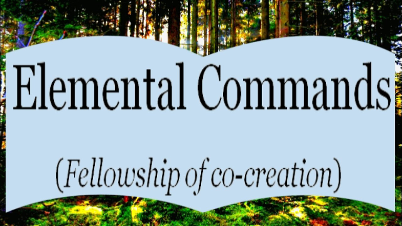 Elemental Commands (The Fellowship of Co-creation) Order in Krystal River