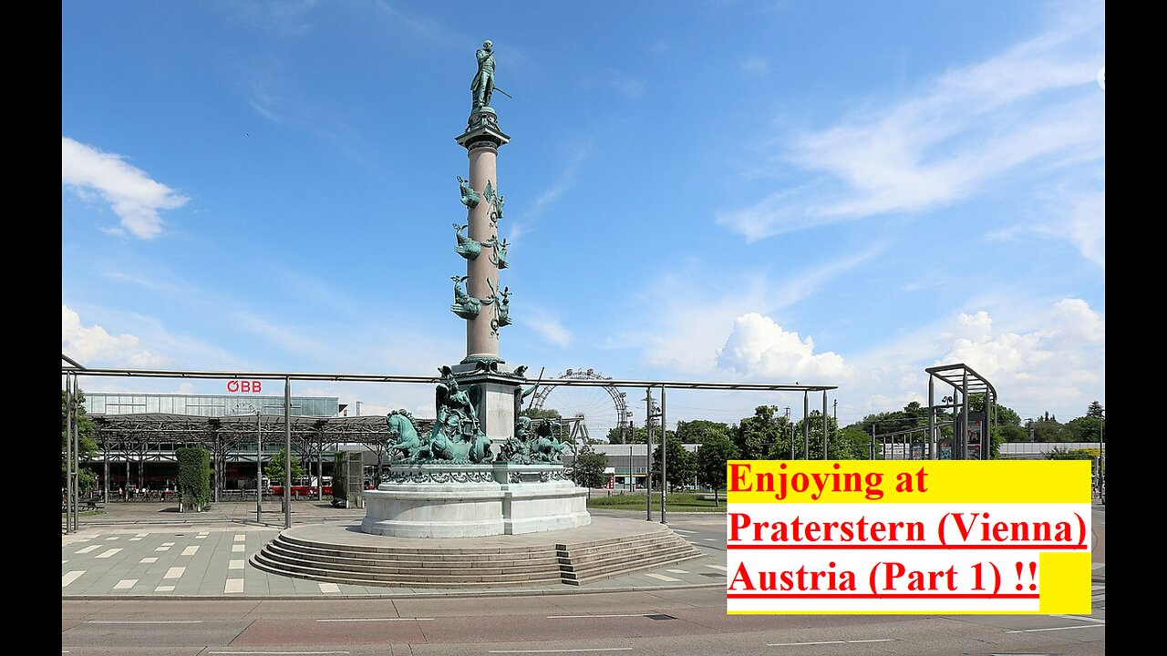 Enjoying at Praterstern (Vienna) Austria