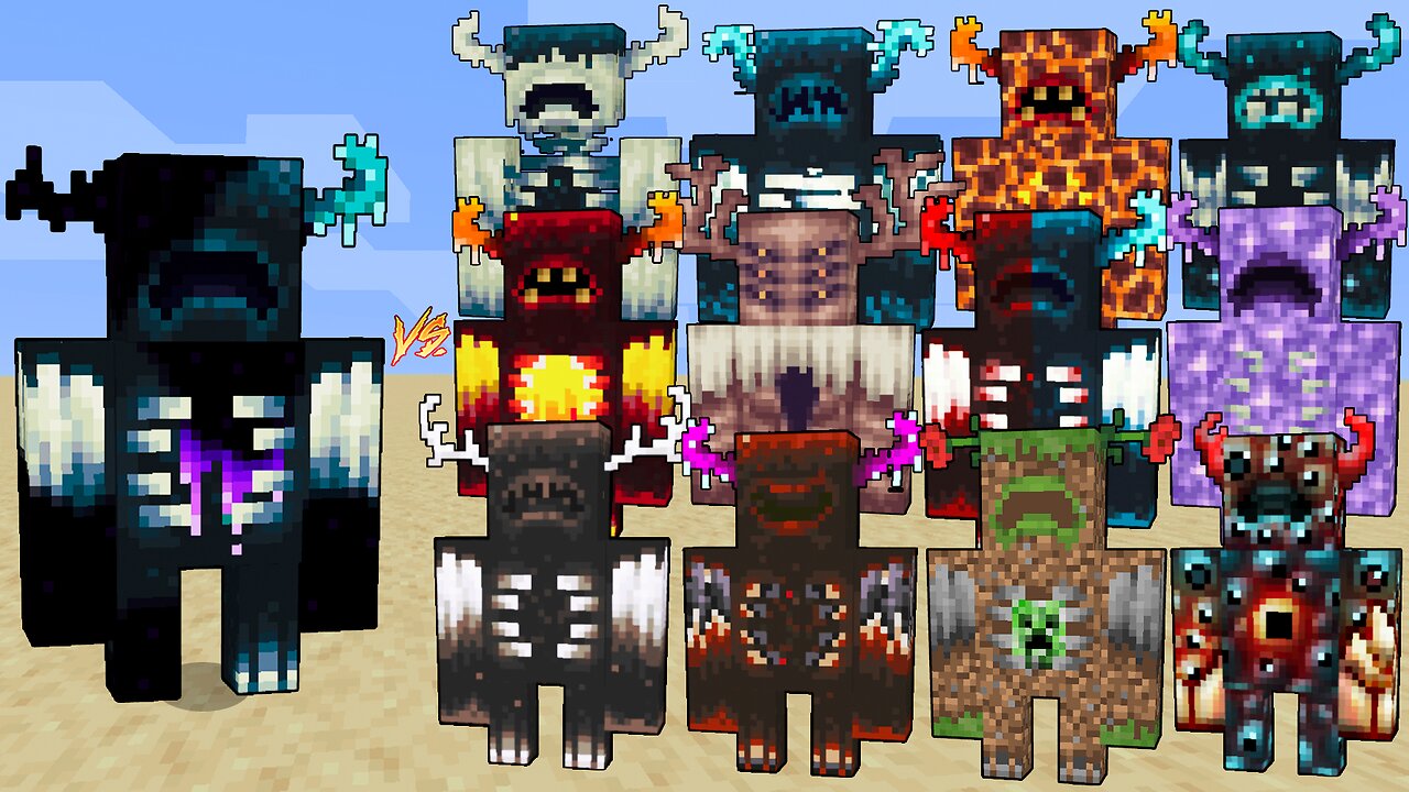 Infected Warden Vs ALL Wardens PLUS+ (Anniversary Edition) / Minecraft Mob Battle