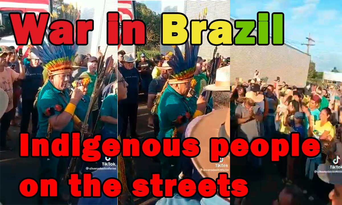 Indigenous people block roads in Brazil against Lula November 2022