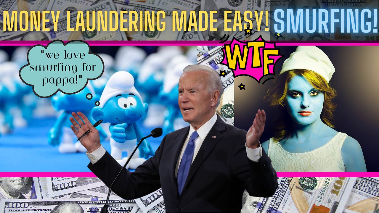 Money Laundering Made Easy - It's Called SMURFING - You Are Not Going To Believe Your Eyes!