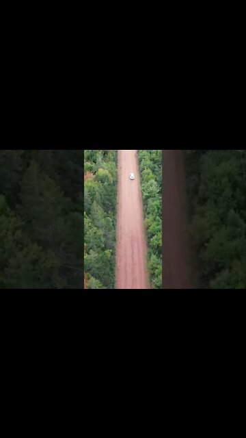 Chasing my friends car with my drone