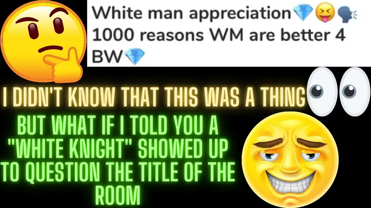 |NEWS| You Don't Like BLK Men .....But Your Preference Told You What It Is