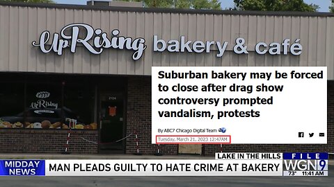 Children's Drag Show: Man pleads guilty to hate crime at now-closed UpRising Bakery and Café