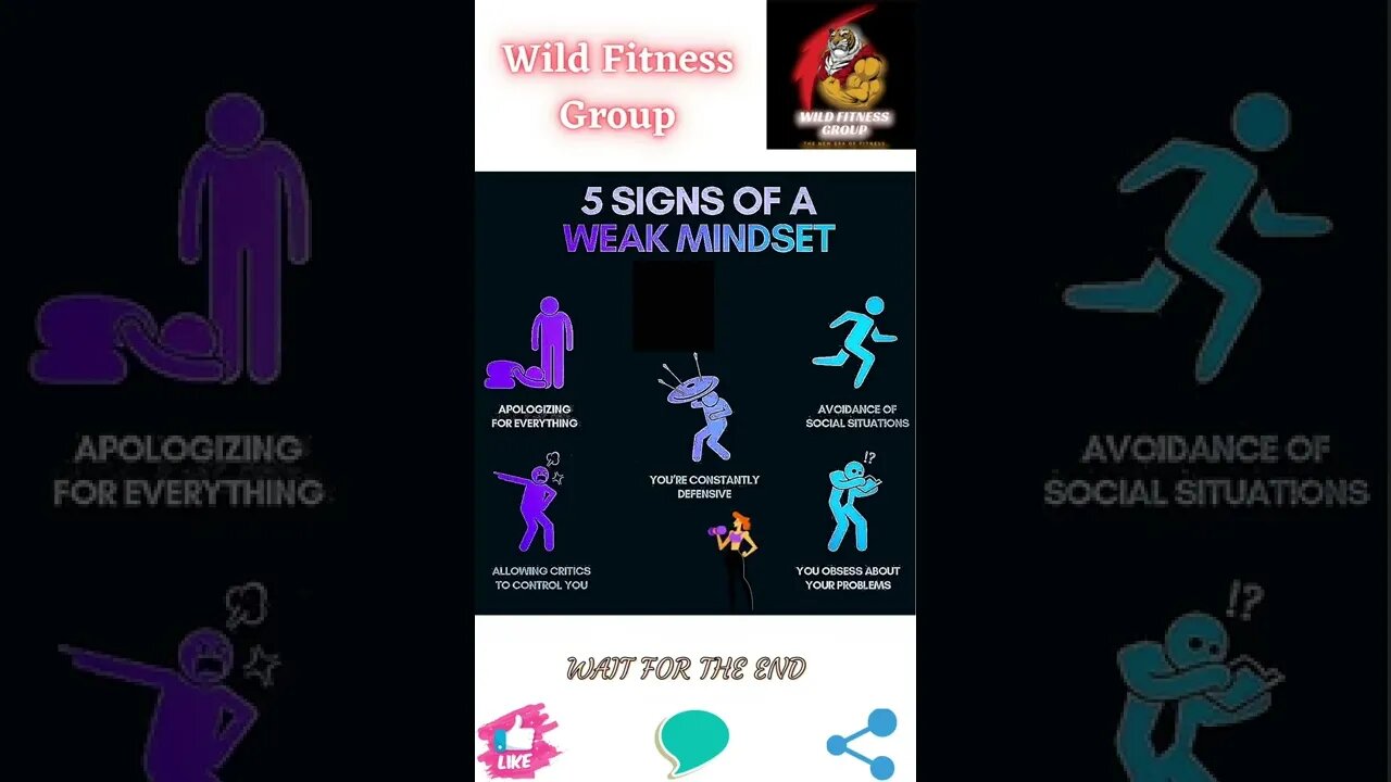 🔥5 signs of a weak mindset🔥#shorts🔥#wildfitnessgroup🔥26 July 2022🔥