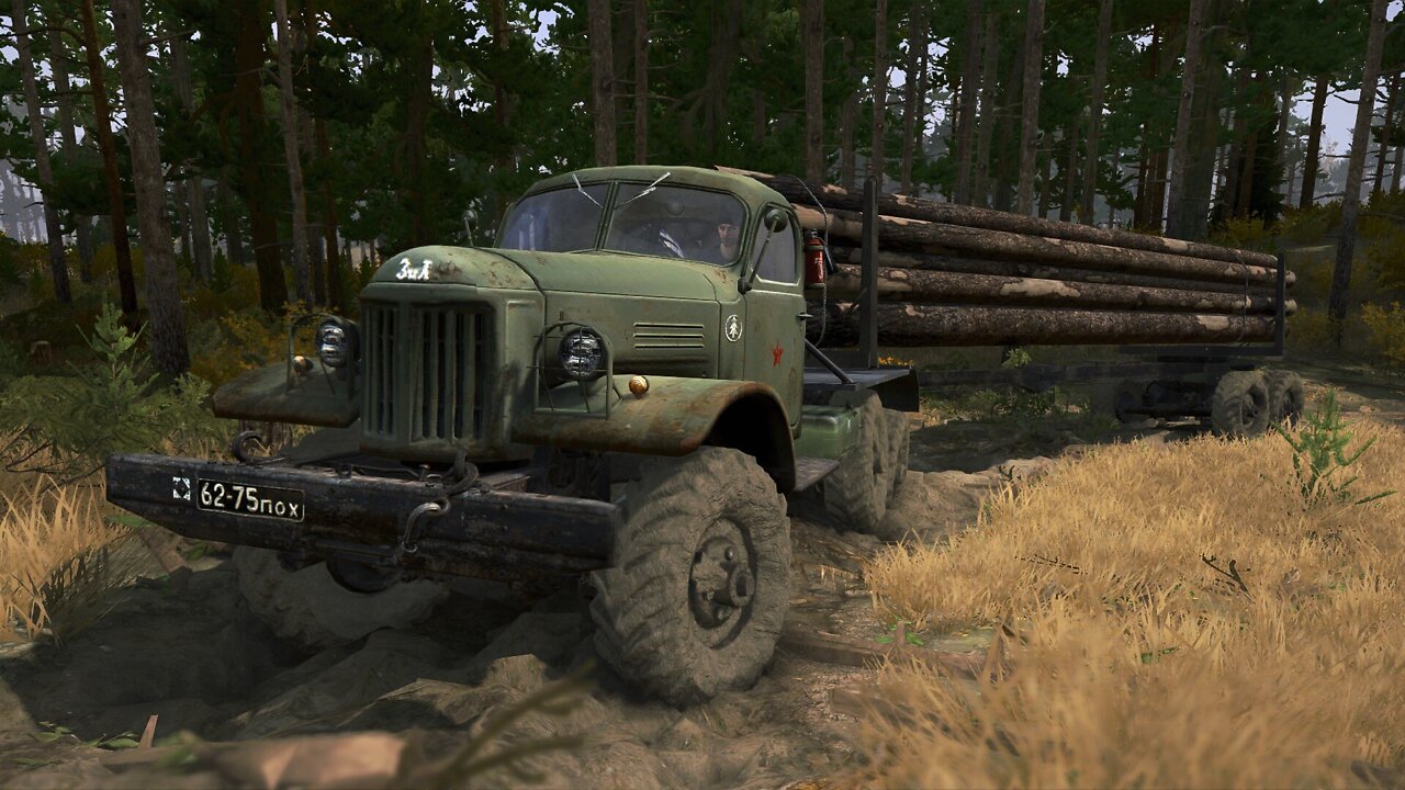 Mudrunner: Zil 157 6x6 - Downhill Map