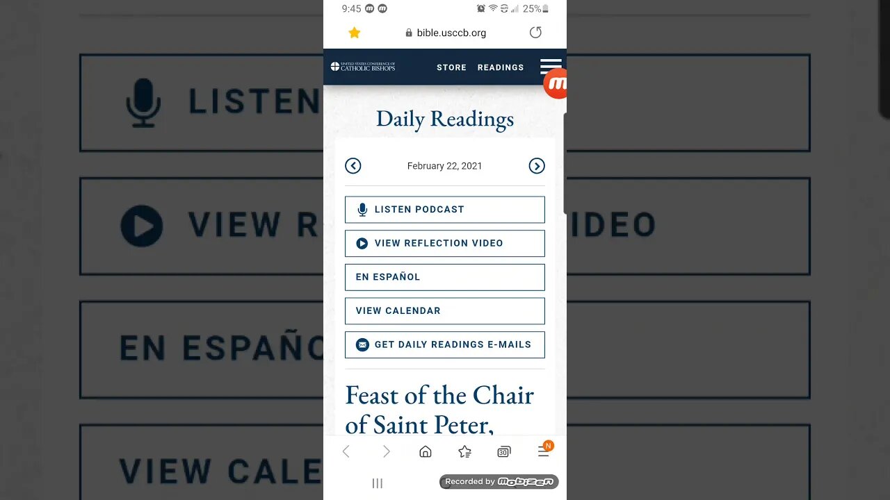 Jesus is our Savior/ Bible reading FEB 22