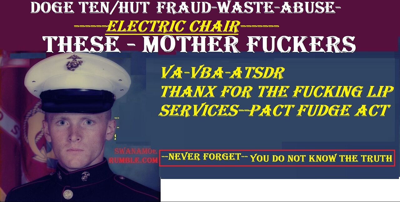 DOGE ELECTRIC CHAIR THESE TRAITORS IN VA/VBA