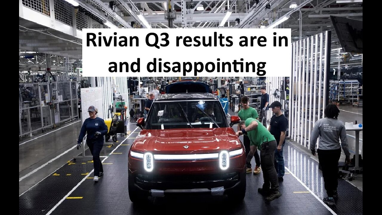 Rivian Q3 results are in and disappointing