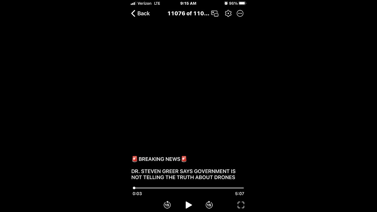 DR. STEVEN GREER SAYS GOVERNMENT IS NOT TELLING THE TRUTH ABOUT DRONES