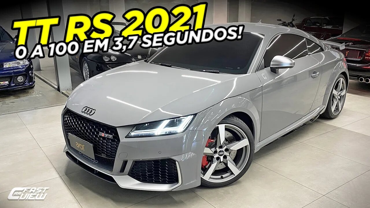 NOVO AUDI TT RS 2021 EM DETALHES! O CUPÉ SUPERESPORTIVO COM DESEMPENHO DE FERRARI! Fast Car View