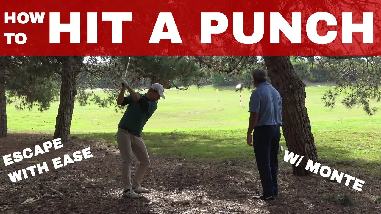 GOLF | How to Hit a PUNCH SHOT, The 3 Game Changers Pt 1 w/ MONTE