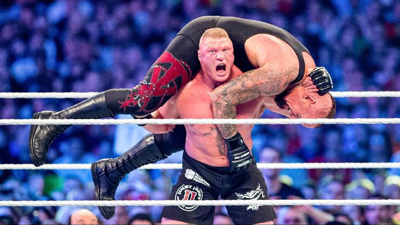 Undertaker VS Brock Lesnar | A Must Watch