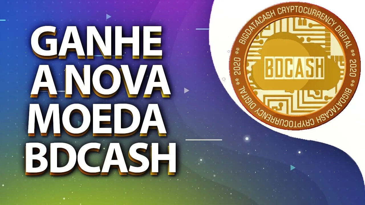 GANHE 0.0250 BDCASH A CADA 10 MINUTOS - MOEDA JA LISTADA E DISPONIVEL EM CREX24