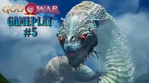 God Of War 4 - GamePlay5 A serpente do mundo aparece #GodOfWar4