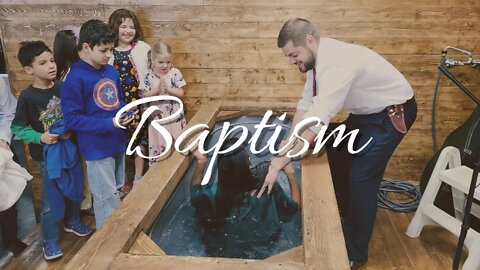 Baptism - Pastor Jonathan Shelley | Stedfast Baptist Church